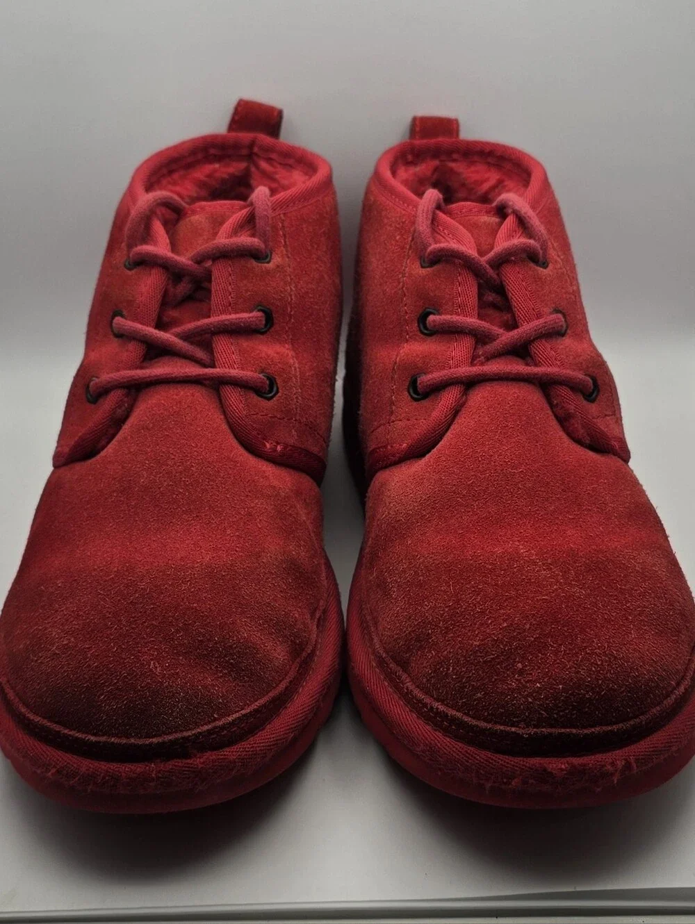 UGG Men's Red Suede Chukka Boots